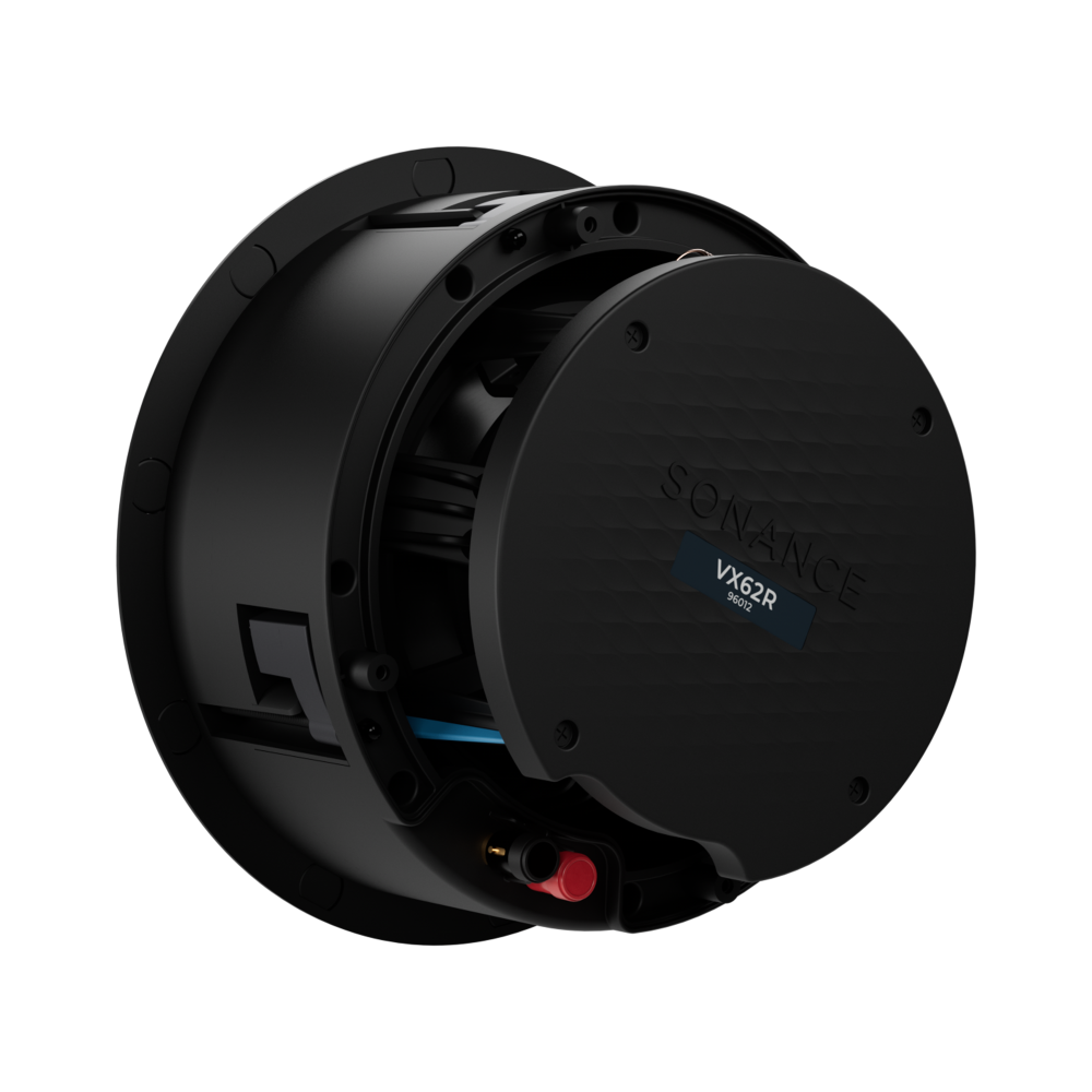 VX62R 6" ROUND IN-CEILING SPEAKER W/ WHITE MICRO TRIM GRILLE (1 PAIR)