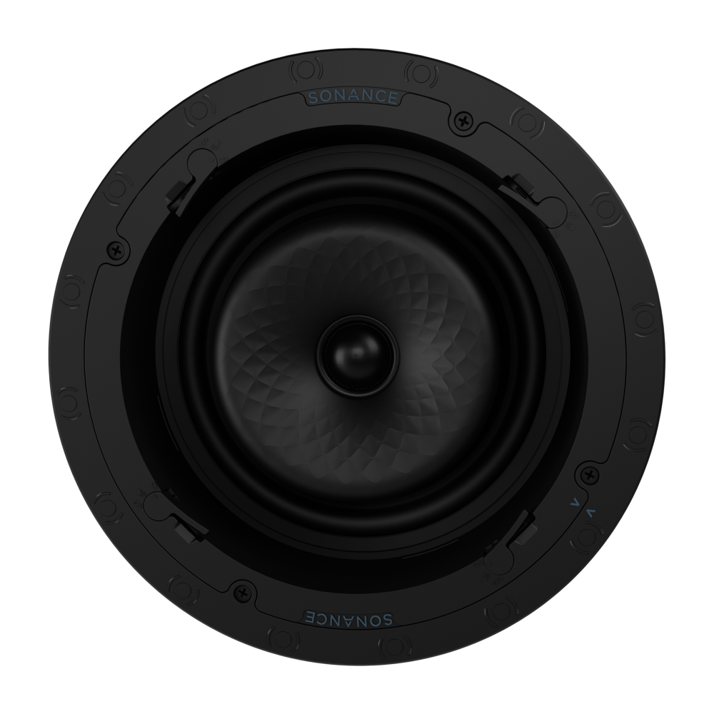 VX82R 8" ROUND IN-CEILING SPEAKER W/ WHITE MICRO TRIM GRILLE (1 PAIR)