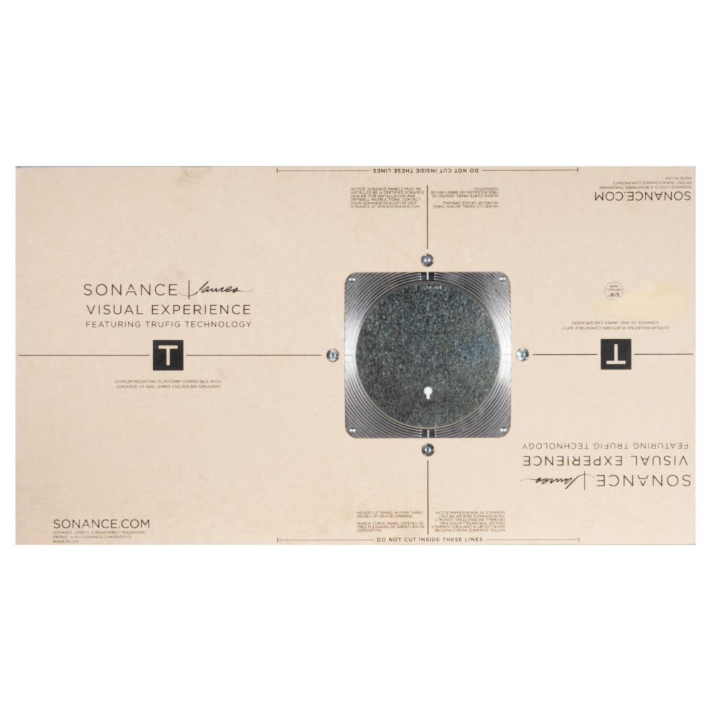 TRUFIG PLATFORM FOR VX-VXQ 4" ROUND 5/8" GYPSUM BOARD