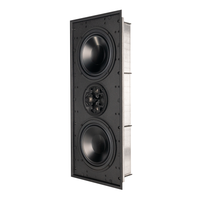 QX830QT KIT | 3-WAY DUAL 8", QUAD TWEETER ARRAY, LCR IN-WALL SPEAKER