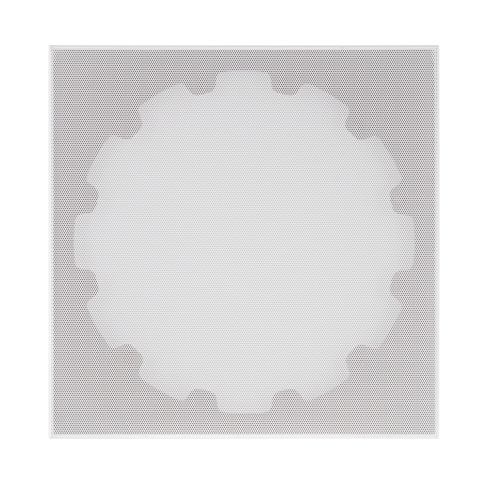 10" SQUARE ADAPTER W/ XPC MICRO TRIM GRILLE FOR VXXT 10" IN-CEILING WOOFER - WHITE (1 PAIR)