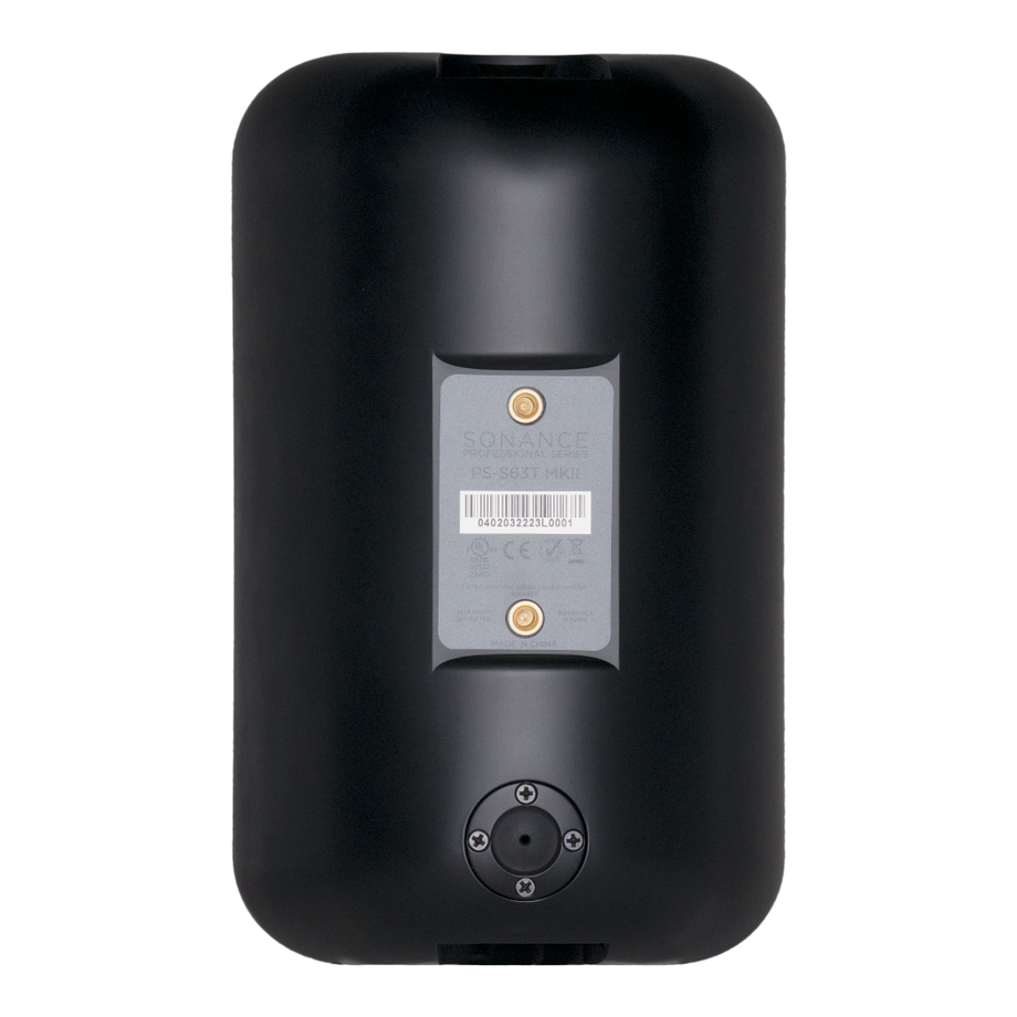 PRO SERIES PS-S63T MKII 6.5" SURFACE MOUNT SPEAKER BLACK (1 EACH)