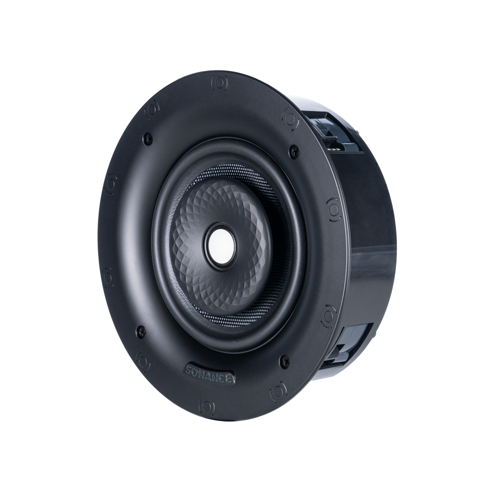VX66R TL 6" ROUND IN-CEILING THIN-LINE SPEAKER W/ WHITE MICRO TRIM GRILLE (1 PAIR)