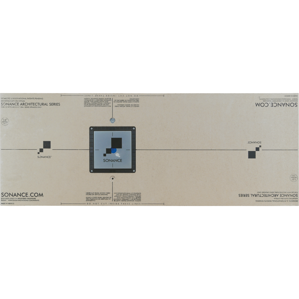 1/2IN ARCHITECTURAL SERIES GYPSUM MOUNTING PLATFORM MEDIUM SQUARE (1 EACH)