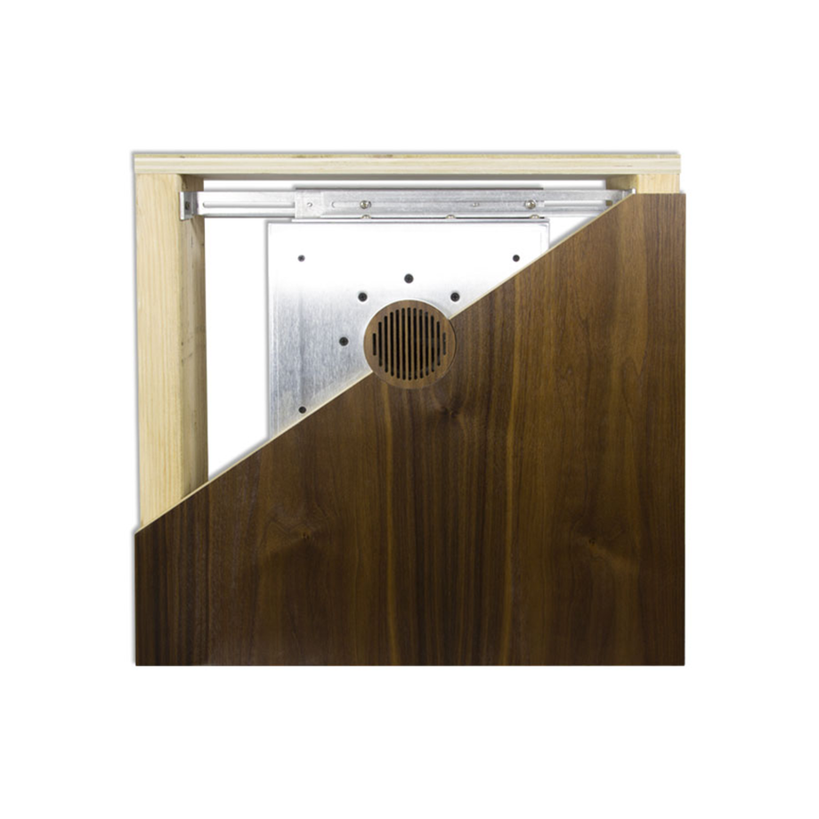 SA4-R-SS-TRIM | 4" ROUND MICROPERF  SOLID SURFACE, .5" DEPTH