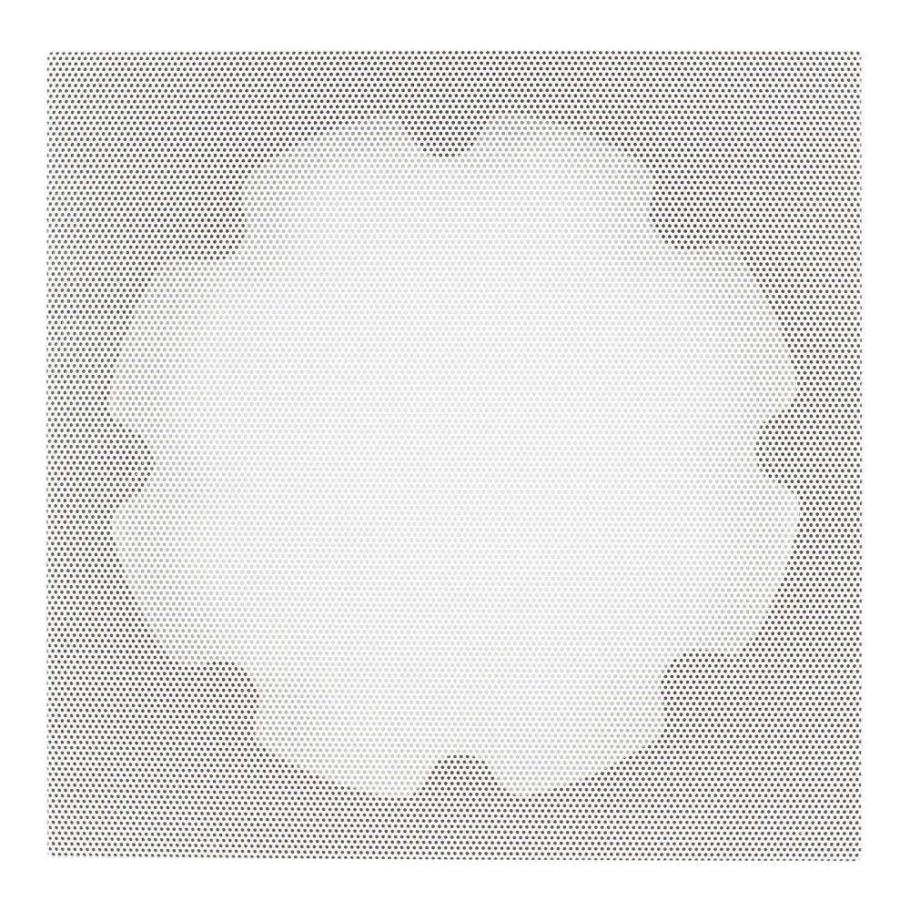 VXQ 8" SQUARE ADAPTER W/ TRIMLESS  XPC GRILLE (1 EACH)