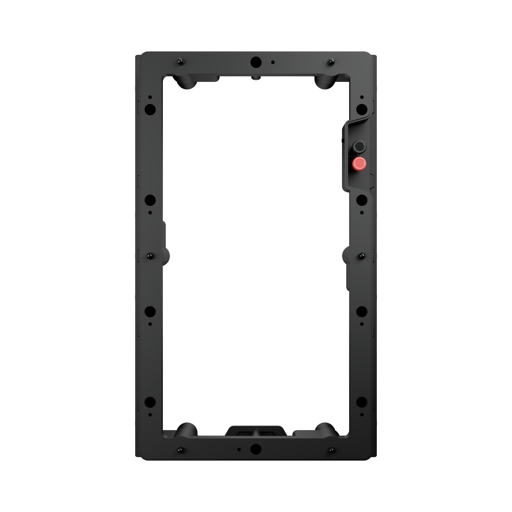 VX 8" RECTANGLE FLEX FRAME AND PLUG (GRILLE NOT INCLUDED) (1 PAIR)