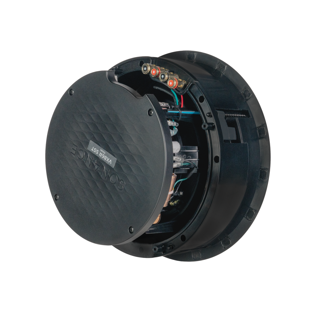 VX86R SST 8" ROUND SINGLE STEREO SPEAKER W/ WHITE MICRO TRIM GRILLE (1 EACH)