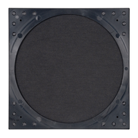 PS-C85RTBF SQUARE ADAPTER W/ GRILLE BLACK (1 PAIR)