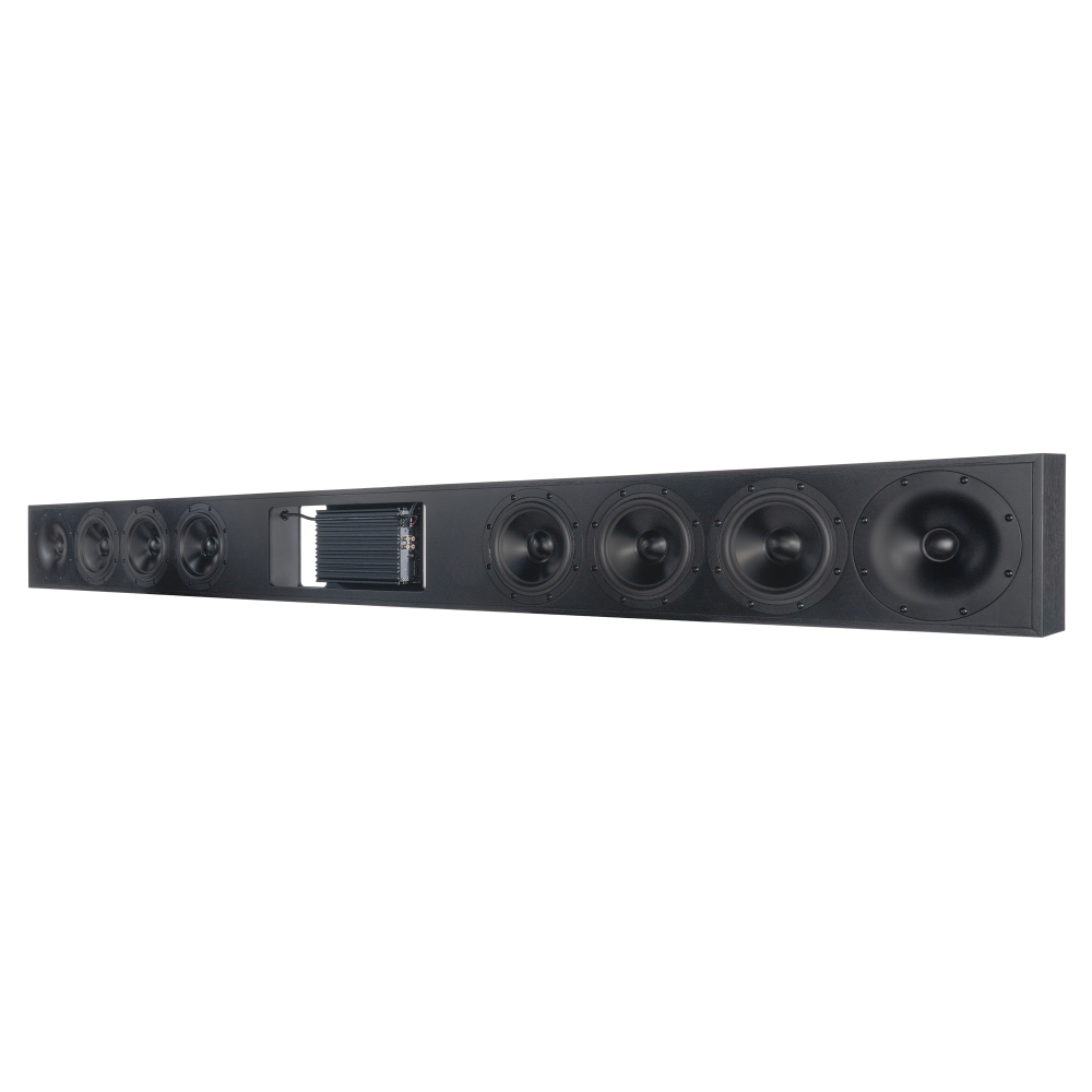 SBXL-100 - 2.0-Channel Soundbar Powered by UA 2-125 ARC Amp, Fixed Width for XL Displays 96" & Up (Each)
