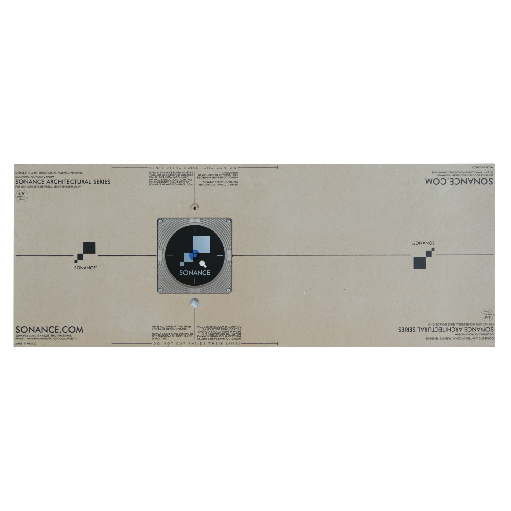 THINLINE 5/8" ROUND GYPSUM MOUNTING PLATFORM W/ BPS6 THINLINE SUB KIT