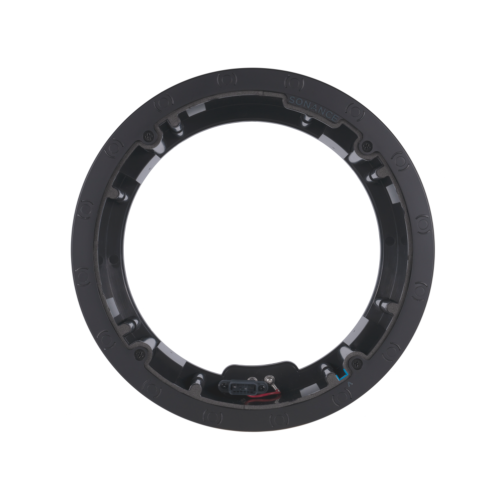 VX86R SST 8" ROUND SINGLE STEREO SPEAKER W/ WHITE MICRO TRIM GRILLE (1 EACH)