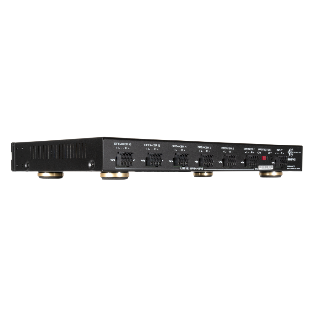 SS6VC 6 ZONE SPEAKER SELECTOR WITH VOLUME CONTROL (1 EACH)