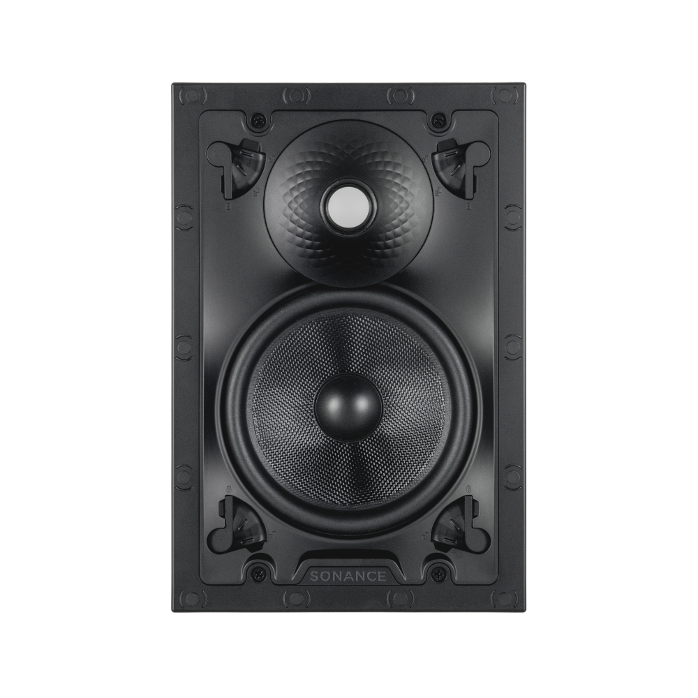 VX66 SST 6" RECTANGLE SINGLE STEREO SPEAKER W/ WHITE MICRO TRIM GRILLE (1 EACH)