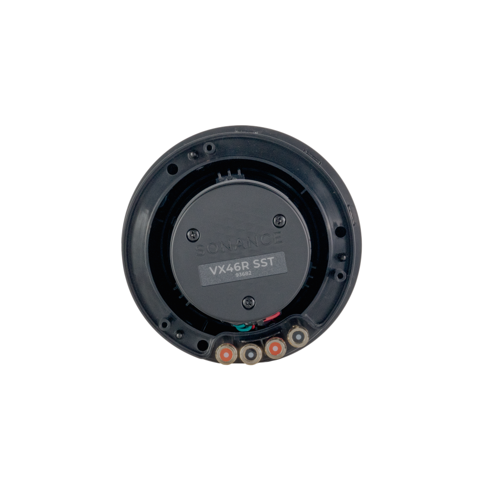 VX46R SST 4" ROUND SINGLE STEREO SPEAKER W/ WHITE MICRO TRIM GRILLE (1 EACH)