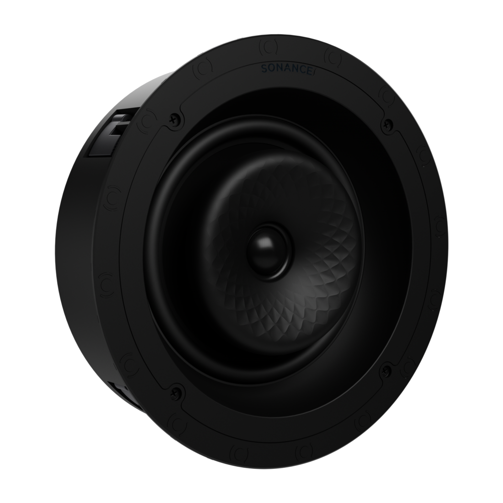 VX80R 8" ROUND IN-CEILING SPEAKER W/ WHITE MICRO TRIM GRILLE (1 PAIR)