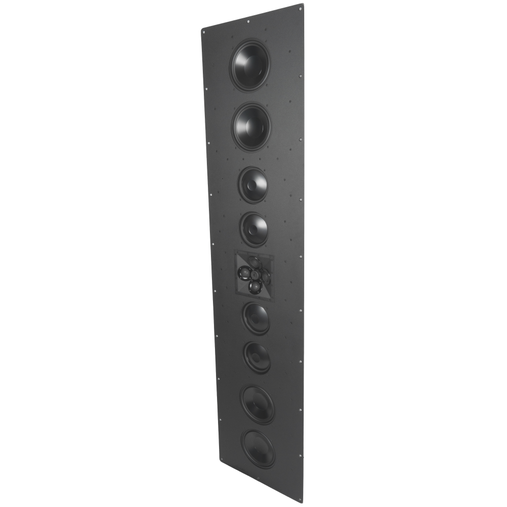 BE812 MKII | 3-WAY, (4) 8", (4) 6.5", 1" X (4) HF ARRAY,  LCR IN-WALL SPEAKER (GRILLE SOLD SEPARATELY)