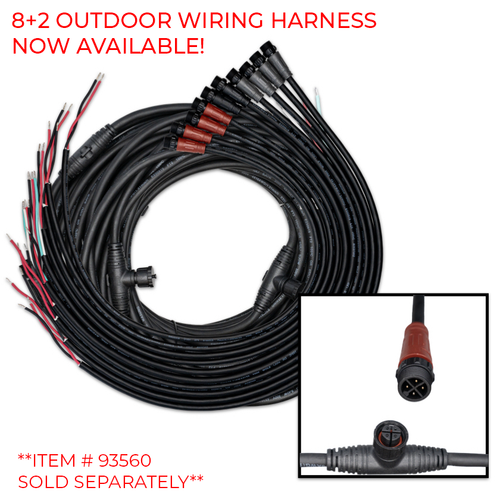 GARDEN SERIES SGS 8.1 OUTDOOR SYSTEM W/ DSP 2-150 MKIII AMP (8 - SATS, 1 - SUB, 1 - 2-150 AMP)