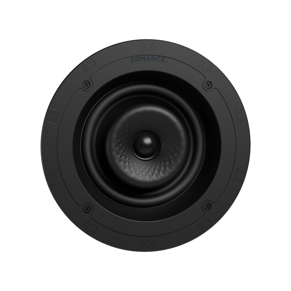 VX60R 6" ROUND IN-CEILING SPEAKER W/ WHITE MICRO TRIM GRILLE (1 PAIR)