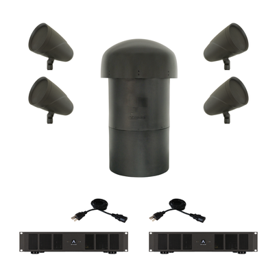 LS6T/LS12T SUB -  4.1 LANDSCAPE SYSTEM W/ 2 SONAMP DSP 2-750 MKIII (KIT)