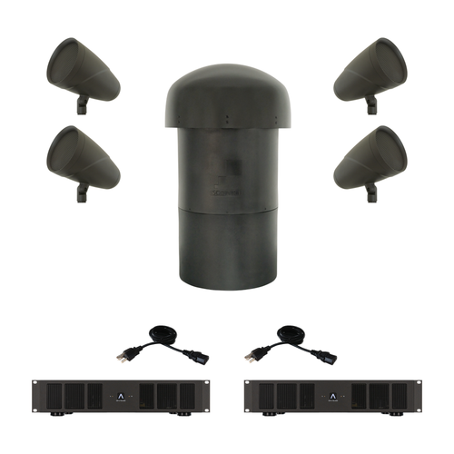 LS6T/LS12T SUB -  4.1 LANDSCAPE SYSTEM W/ 2 SONAMP DSP 2-750 MKIII (KIT)