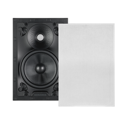 VX66 SST 6" RECTANGLE SINGLE STEREO SPEAKER W/ WHITE MICRO TRIM GRILLE (1 EACH)