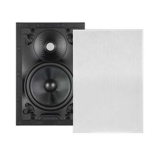 VX66 SST 6" RECTANGLE SINGLE STEREO SPEAKER W/ WHITE MICRO TRIM GRILLE (1 EACH)
