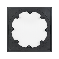 VXQ 6" SQUARE ADAPTER W/ TRIMLESS XPC GRILLE (1 EACH)