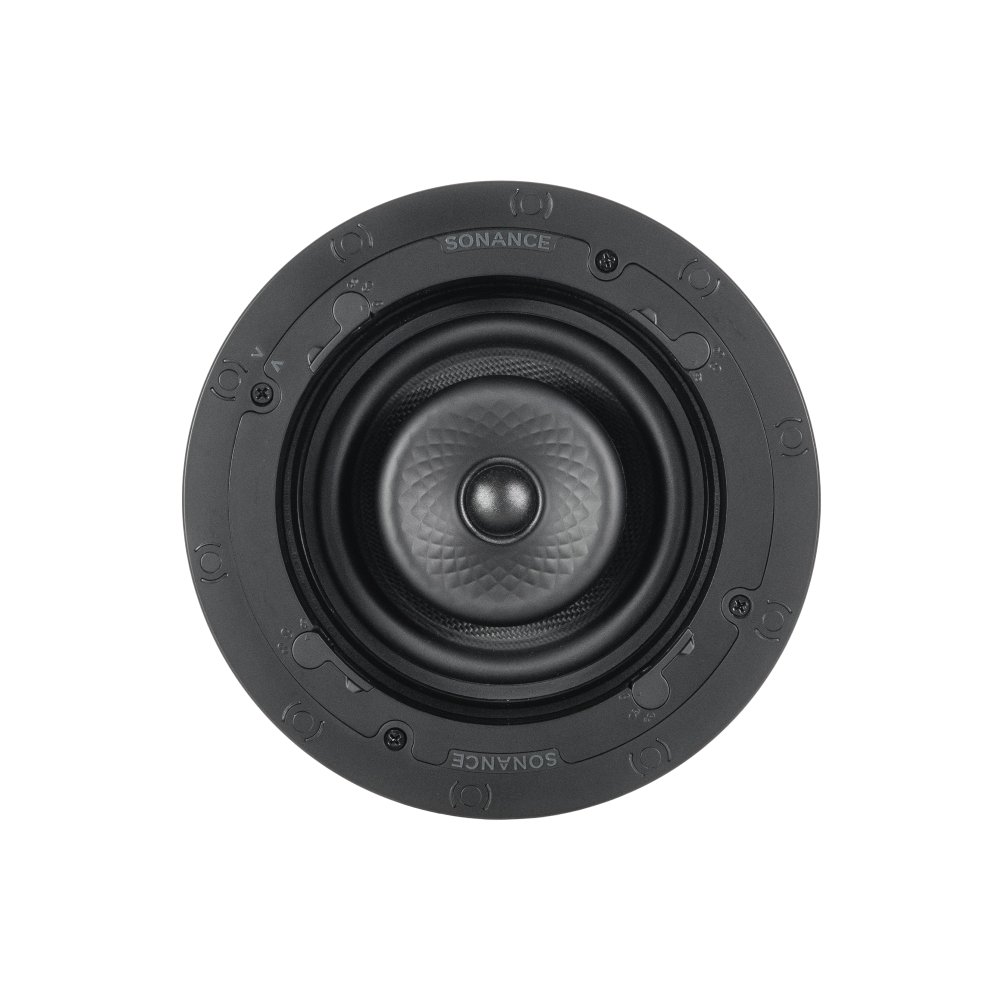 VX62R SST 6" ROUND SINGLE STEREO SPEAKER W/ WHITE MICRO TRIM GRILLE (1 EACH)