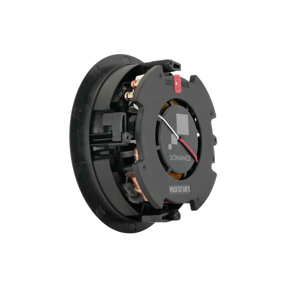 VP62R SST/SUR TL MEDIUM ROUND THIN-LINE SINGLE STEREO OR SURROUND SPEAKER (1 EACH)