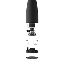 PS-P85T BLACK PROFESSIONAL SERIES HIGH OUTPUT VARIABLE DISPERSION PENDANT LOUDSPEAKER (1 EACH)