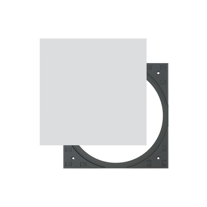 PS-C43/P43 SQUARE ADAPTER W/ GRILLE WHITE (1 PAIR)