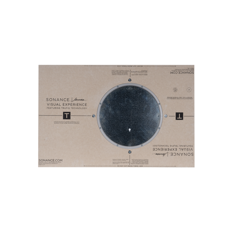 TRUFIG PLATFORM FOR VX-VXQ 8" ROUND 1/2" GYPSUM BOARD
