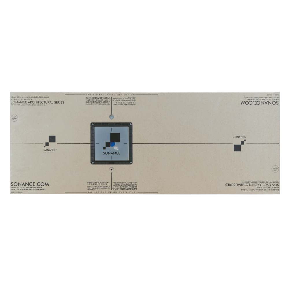 1/2IN ARCHITECTURAL SERIES GYPSUM MOUNTING PLATFORM DISCREET SQUARE (1 EACH)