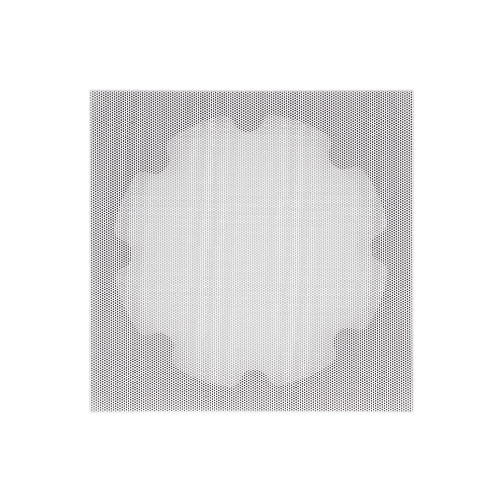 6" SQUARE ADAPTER W/ XPC TRIMLESS GRILLE FOR VXXT AND VXQ 6" IN-CEILING - WHITE (1 PAIR)