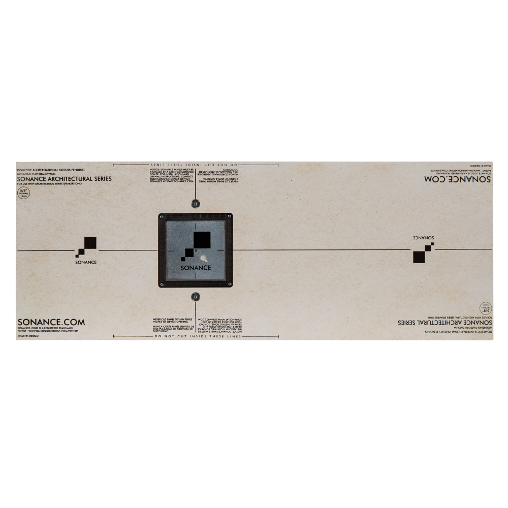 5/8IN ARCHITECTURAL SERIES GYPSUM MOUNTING PLATFORM DISCREET SQUARE (1 EACH)