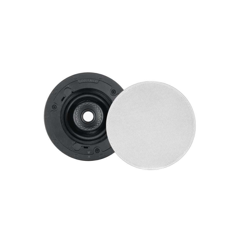 VX46R SST 4" ROUND SINGLE STEREO SPEAKER W/ WHITE MICRO TRIM GRILLE (1 EACH)