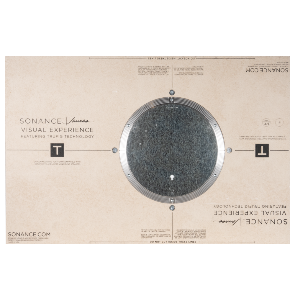 TRUFIG PLATFORM FOR VX-VXQ 6" ROUND 5/8" GYPSUM BOARD