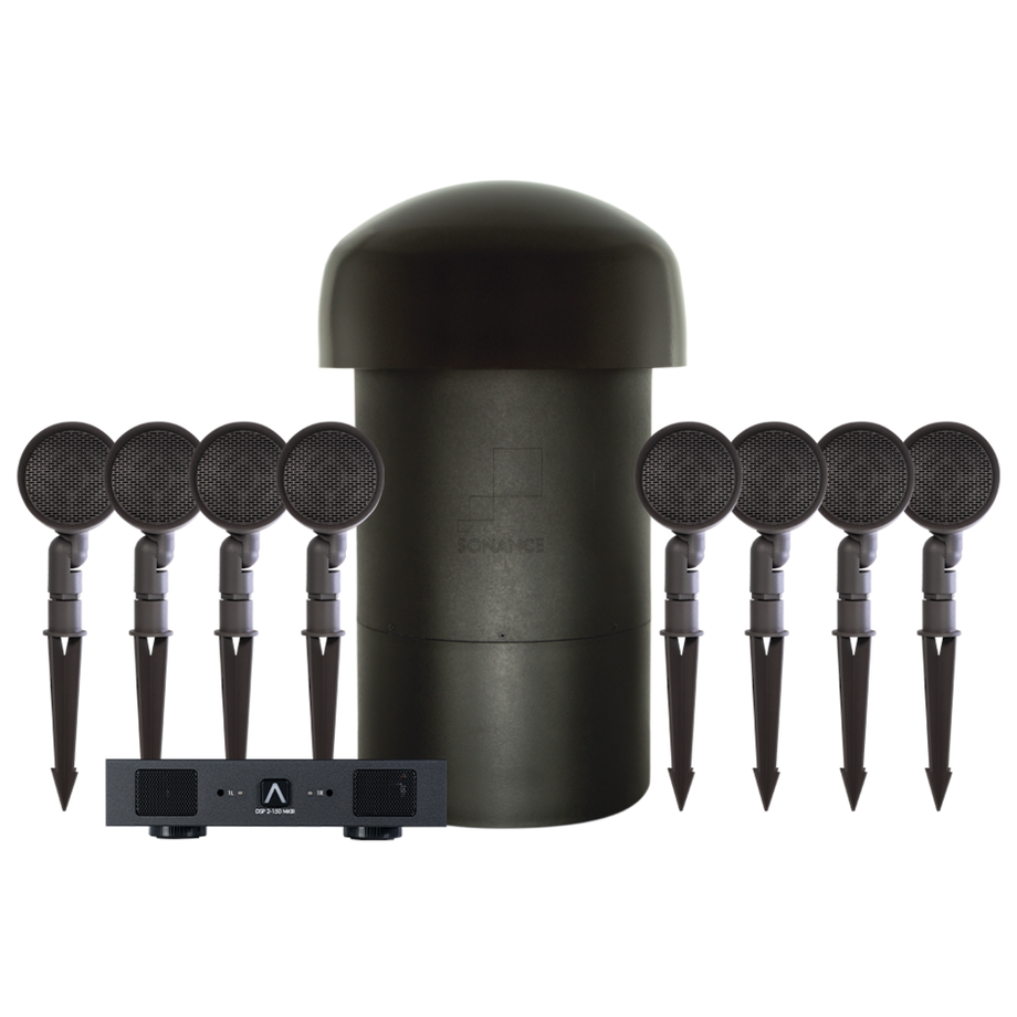 GARDEN SERIES SGS 8.1 OUTDOOR SYSTEM W/ DSP 2-150 MKIII AMP (8 - SATS, 1 - SUB, 1 - 2-150 AMP)