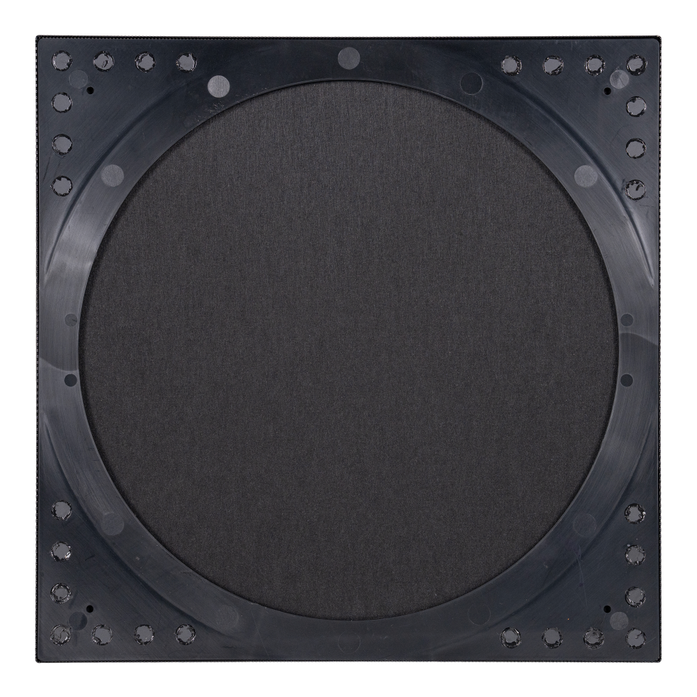 PS-C85RT SQUARE ADAPTER W/ GRILLE BLACK (1 PAIR)