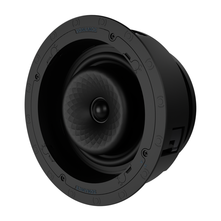 VX82R 8" ROUND IN-CEILING SPEAKER W/ WHITE MICRO TRIM GRILLE (1 PAIR)