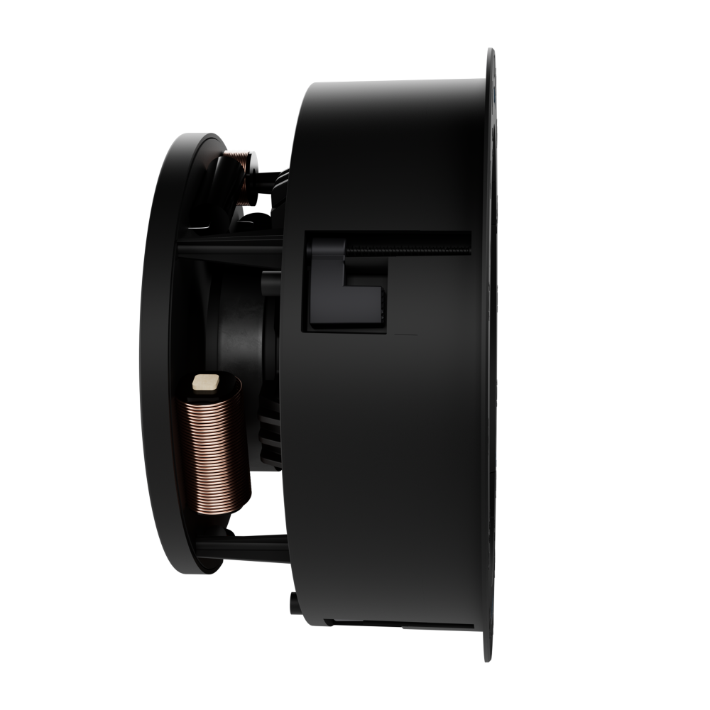 VX86R 8" ROUND IN-CEILING SPEAKER W/ WHITE MICRO TRIM GRILLE (1 PAIR)