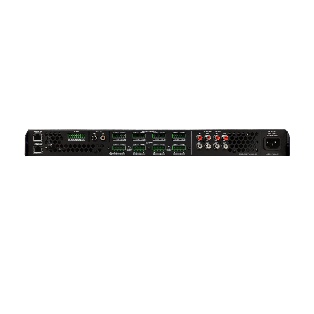 POWERZONE CONNECT 1008D DANTE (UNIVERSAL POWERCORD)