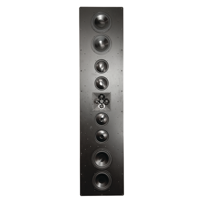 BE812 | 3-WAY, (4) 8", (4) 6.5", 1" X (4) HF ARRAY,  LCR IN-WALL SPEAKER
