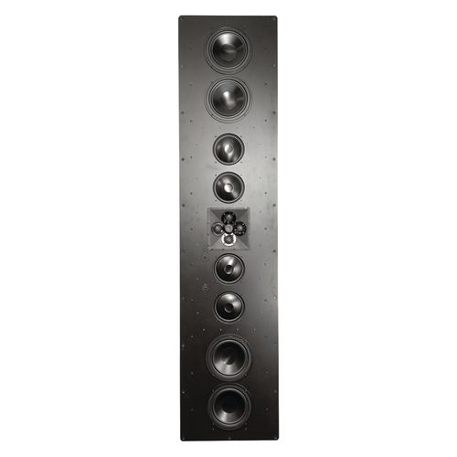 BE812 | 3-WAY, (4) 8", (4) 6.5", 1" X (4) HF ARRAY,  LCR IN-WALL SPEAKER