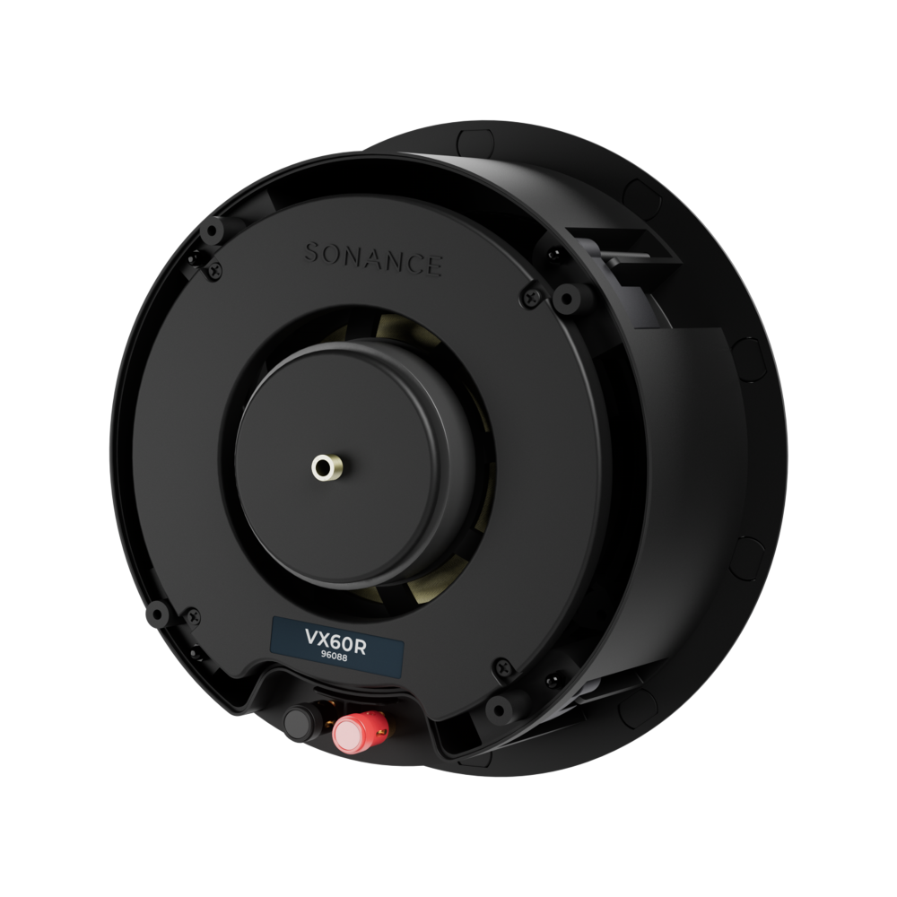 VX60R 6" ROUND IN-CEILING SPEAKER W/ WHITE MICRO TRIM GRILLE (1 PAIR)