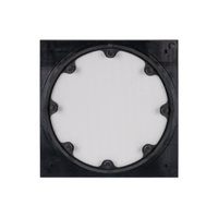 6" SQUARE ADAPTER W/ XPC TRIMLESS GRILLE FOR VXXT AND VXQ 6" IN-CEILING - WHITE (1 PAIR)