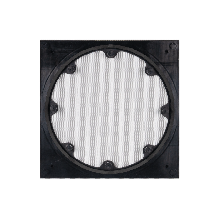 6" SQUARE ADAPTER W/ XPC TRIMLESS GRILLE FOR VXXT AND VXQ 6" IN-CEILING - WHITE (1 PAIR)