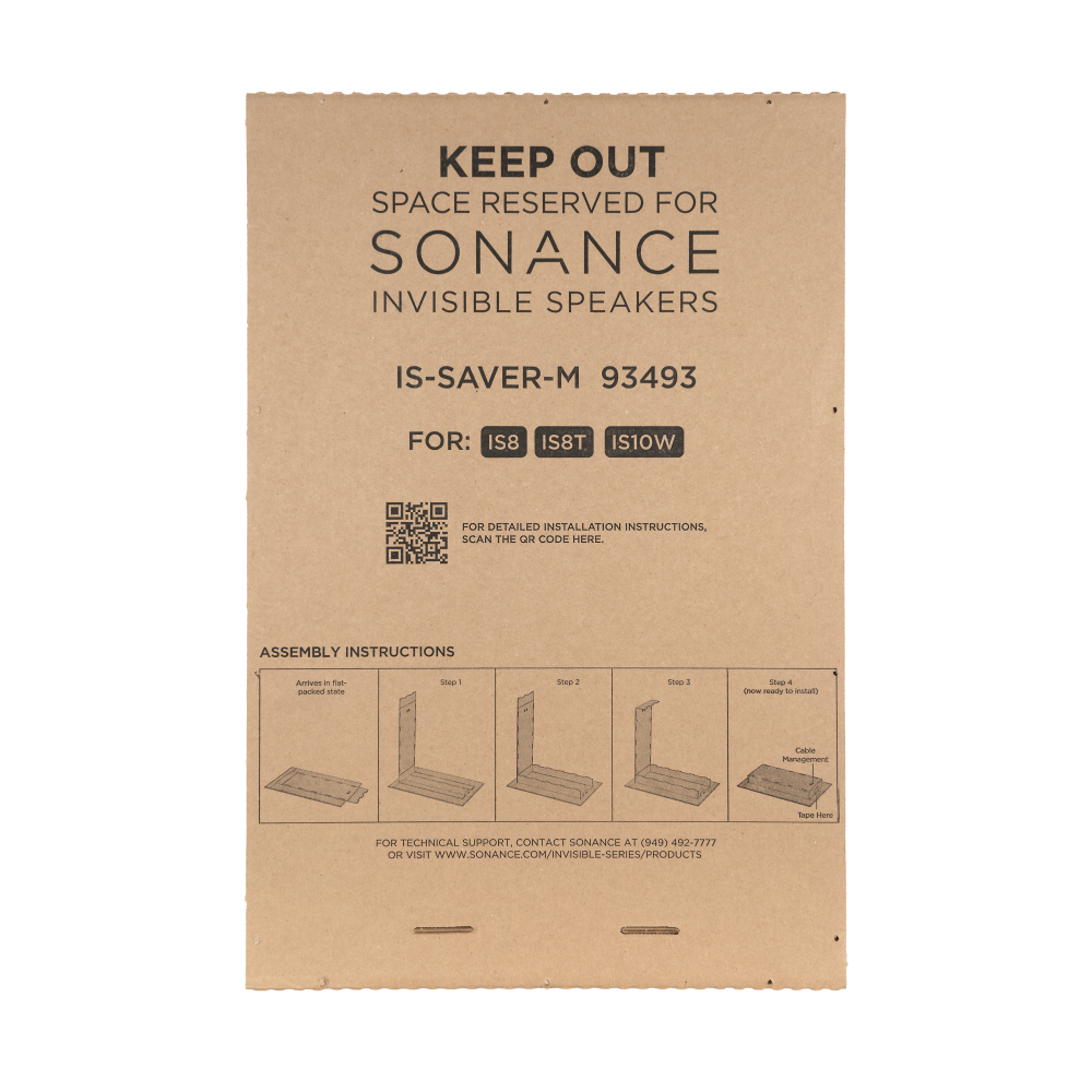 MEDIUM IS SPACE SAVER (IS8, IS8T, IS10W) (4-PACK)
