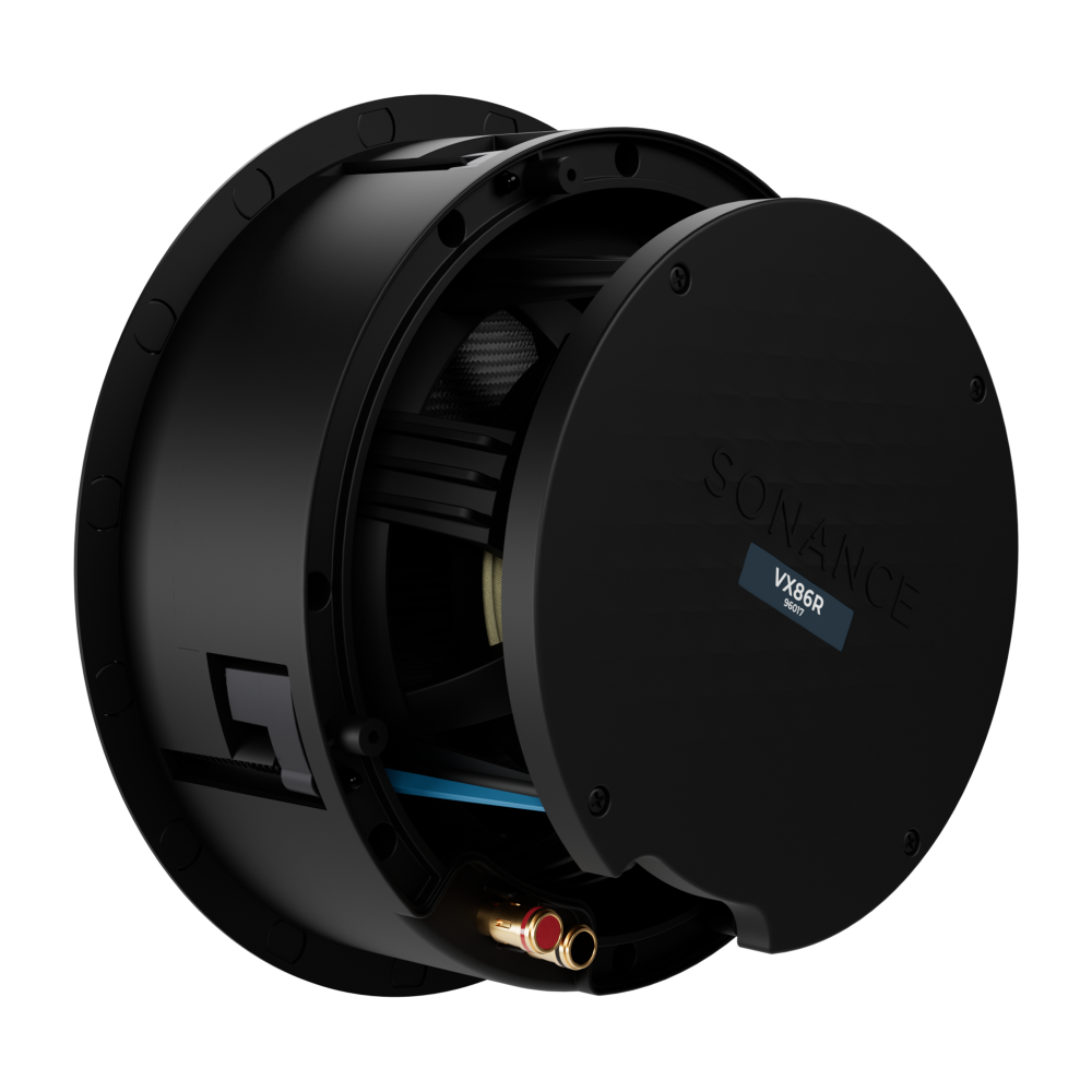 VX86R 8" ROUND IN-CEILING SPEAKER W/ WHITE MICRO TRIM GRILLE (1 PAIR)